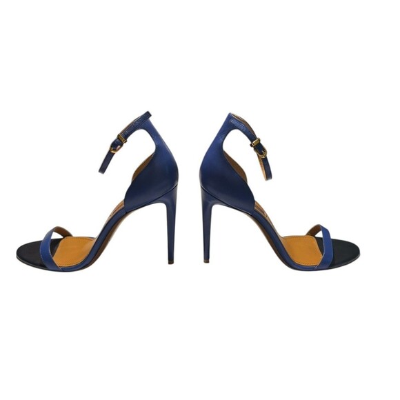 Ralph Lauren Purple Label Sonkia Two-Tone Blue Nappa Leather Stiletto Heels 8.5 - Picture 6 of 16